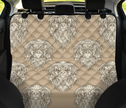 Pekingese Pattern Print Design A01 Rear Dog Car Seat Cover Hammock