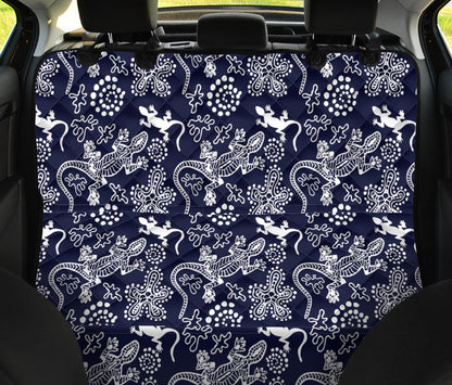 lizard Pattern Print Design 03 Rear Dog Car Seat Cover Hammock