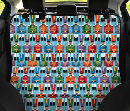 Nutcracker Pattern Print Design A02 Rear Dog Car Seat Cover Hammock