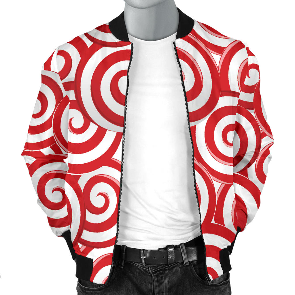 Candy Pattern Print Design 03 Men Bomber Jacket