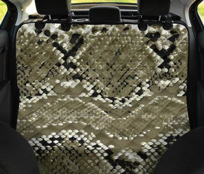 Python Pattern Print Design A04 Rear Dog Car Seat Cover Hammock