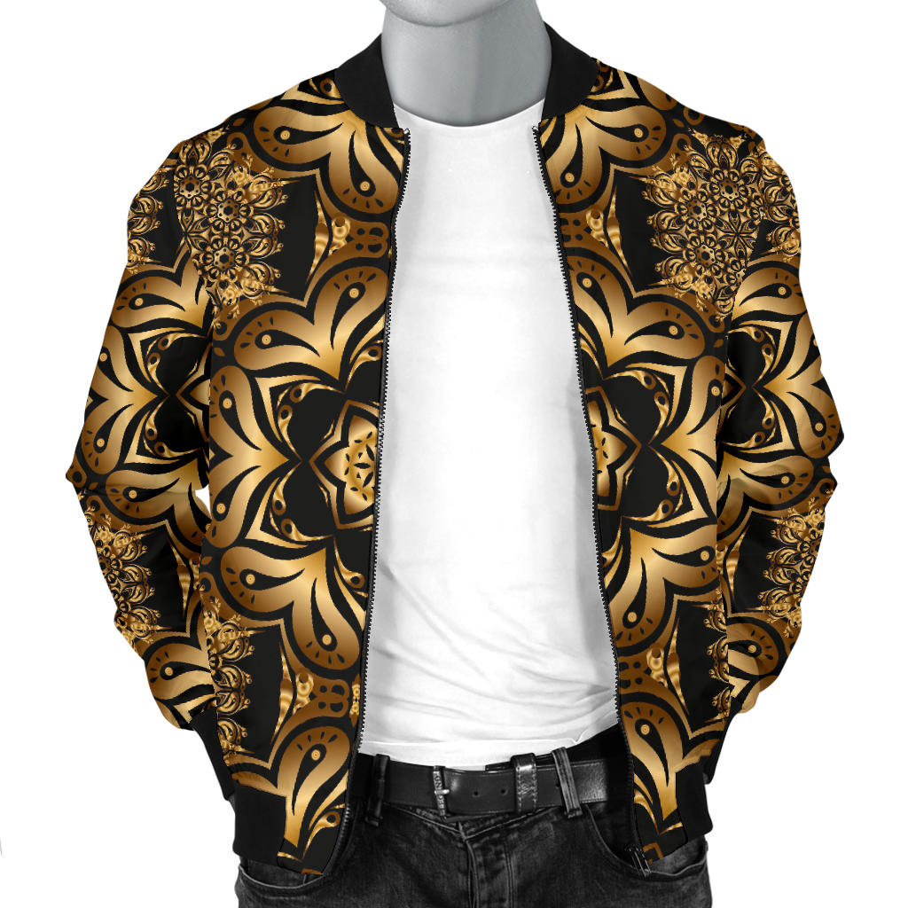 Celtic Pattern Print Design 07 Men Bomber Jacket