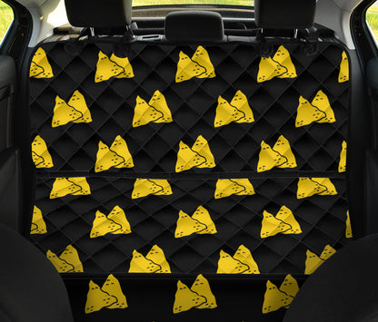 Nachos Pattern Print Design A02 Rear Dog Car Seat Cover Hammock