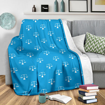 Libra Pattern Print Design 02 Premium Blanket