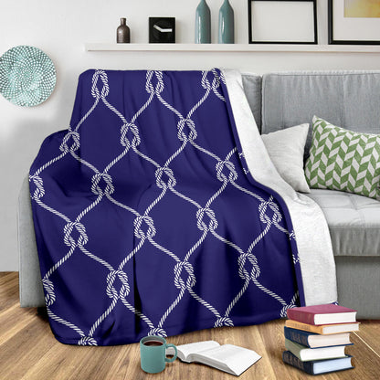 Rope Pattern Print Design A03 Premium Blanket
