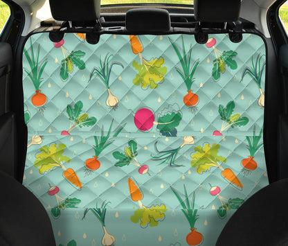 Radish Pattern Print Design A01 Rear Dog Car Seat Cover Hammock