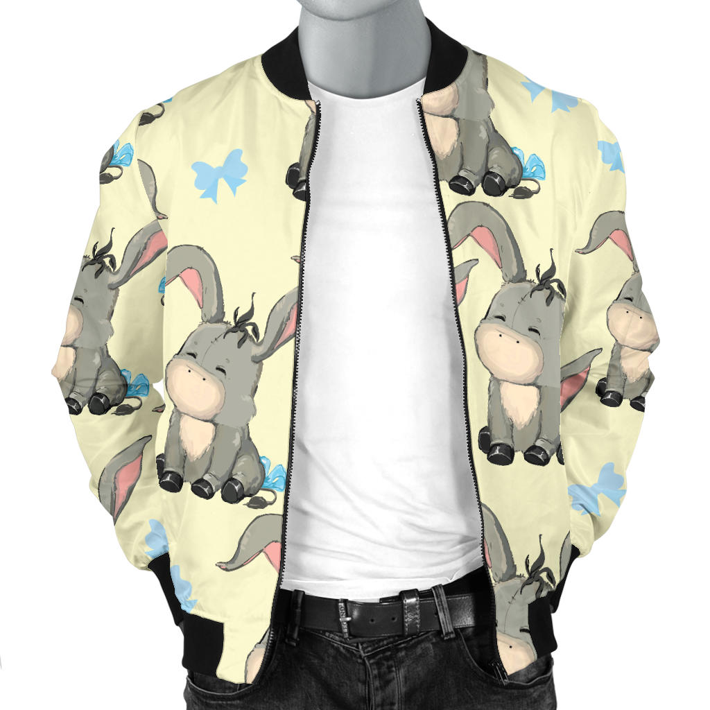 Donkey Baby Pattern Print Design 02 Men Bomber Jacket
