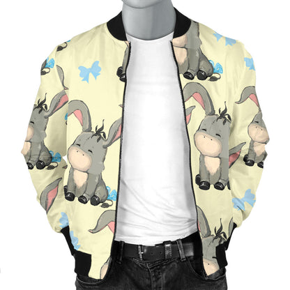 Donkey Baby Pattern Print Design 02 Men Bomber Jacket