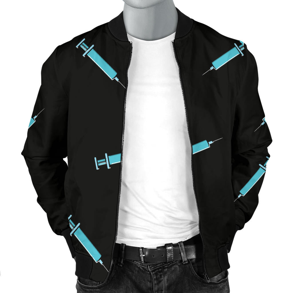 Phlebotomist Pattern Print Design A04 Men Bomber Jacket