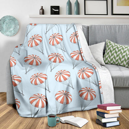Skydiving Pattern Print Design 01 Premium Blanket