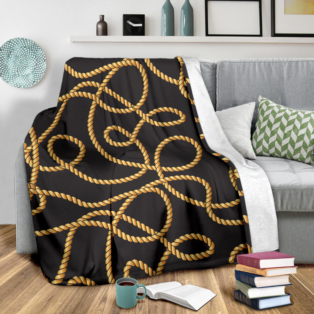 Rope Pattern Print Design A04 Premium Blanket