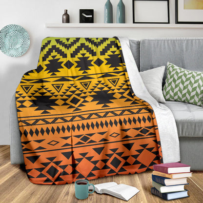 Rastafarian Pattern Print Design A04 Premium Blanket