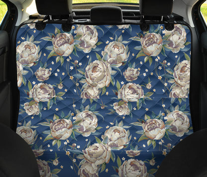 Peony Pattern Print Design A03 Rear Dog Car Seat Cover Hammock