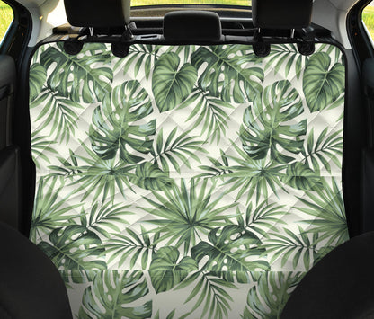 Palm Leaf Pattern Print Design A02 Rear Dog Car Seat Cover Hammock