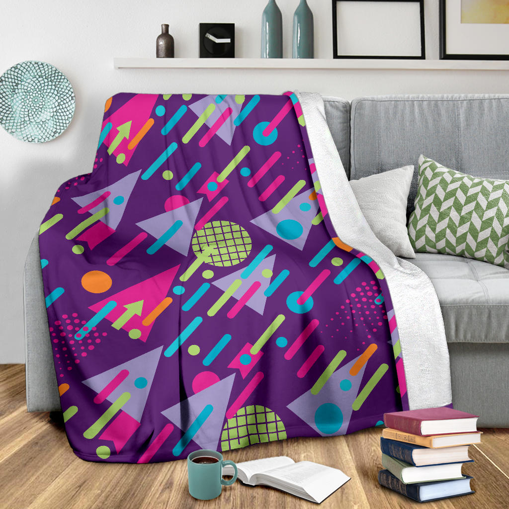 90s Pattern Print Design 4 Premium Blanket