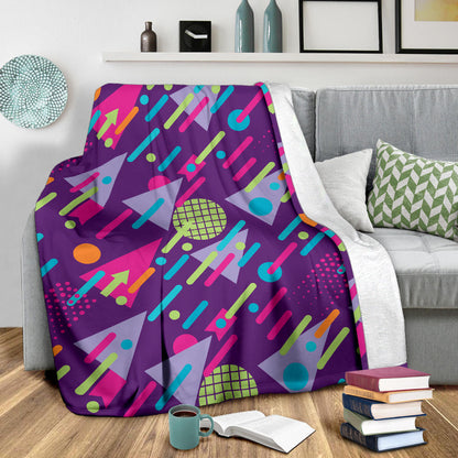 90s Pattern Print Design 4 Premium Blanket