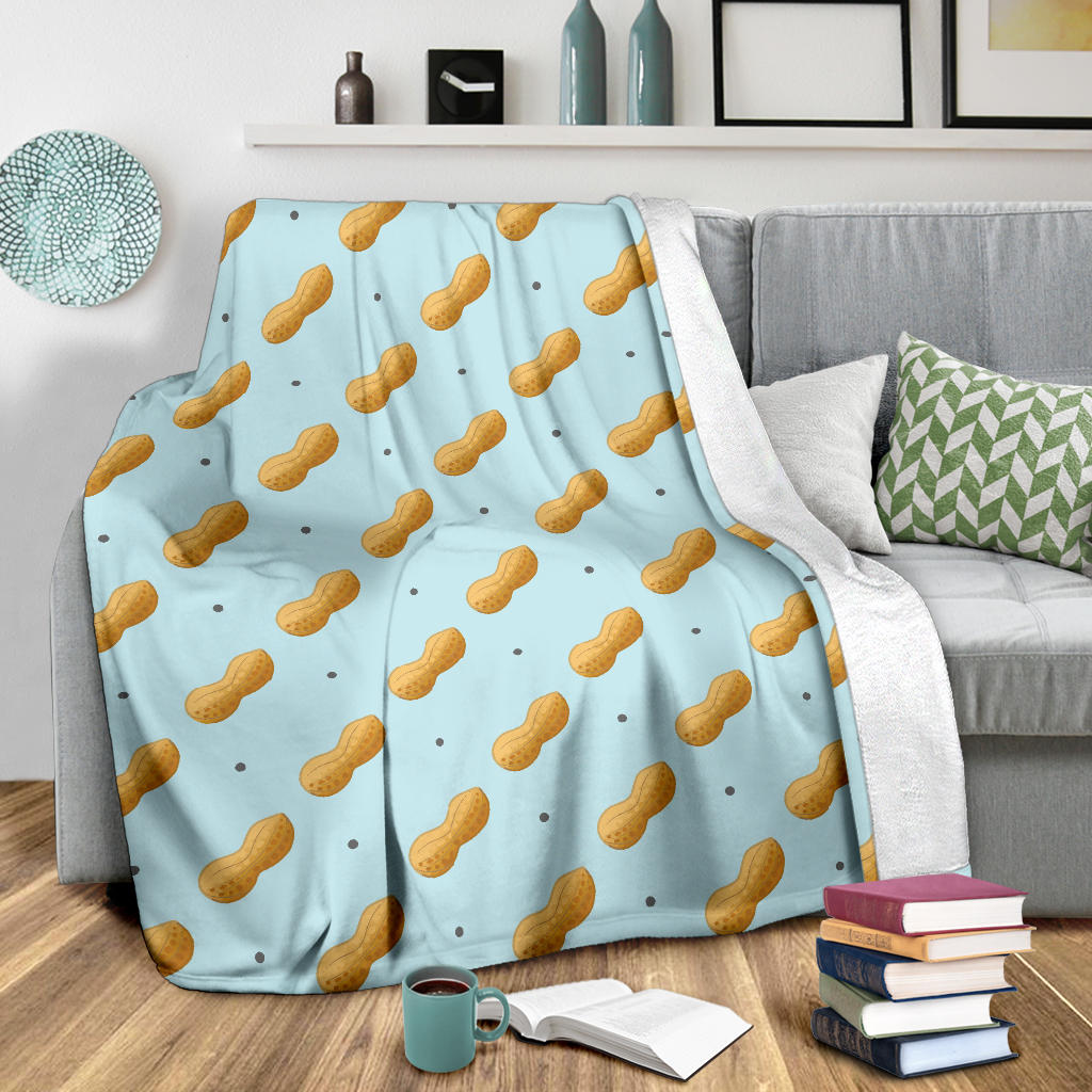 Peanut Pattern Print Design A03 Premium Blanket