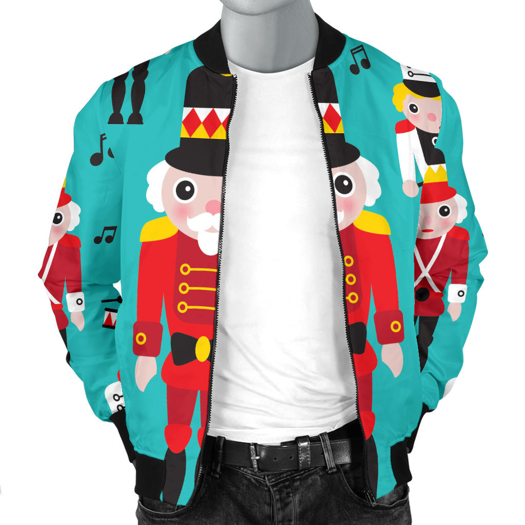 Nutcracker Pattern Print Design A03 Men Bomber Jacket