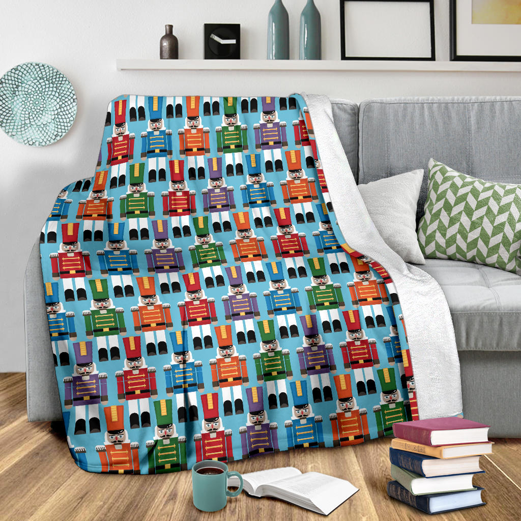Nutcracker Pattern Print Design A02 Premium Blanket