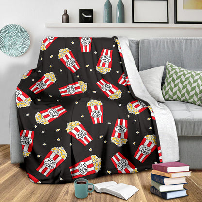 Popcorn Pattern Print Design A01 Premium Blanket