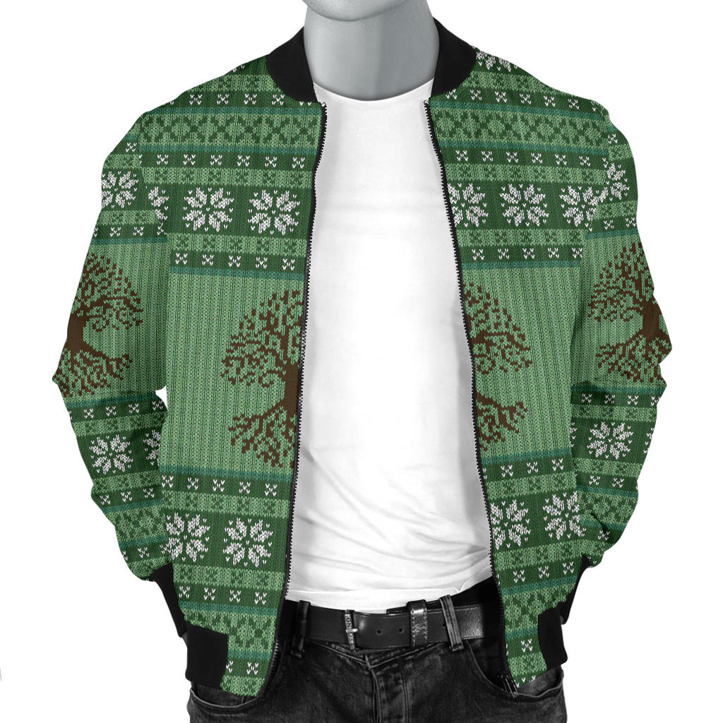 Celtic Pattern Print Design 09 Men Bomber Jacket