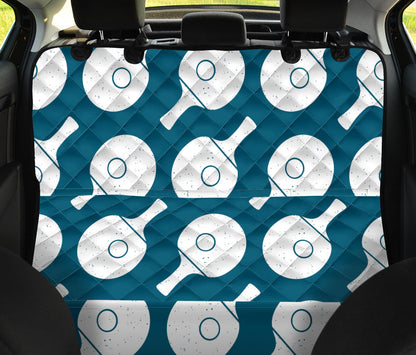 Ping Pong Pattern Print Design A02 Rear Dog Car Seat Cover Hammock