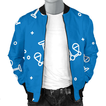 Libra Pattern Print Design 05 Men Bomber Jacket
