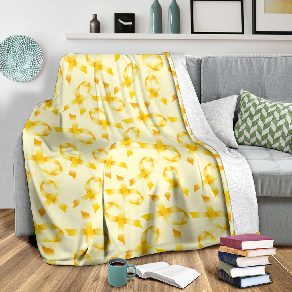 Bone cancer Pattern Print Design 01 Premium Blanket