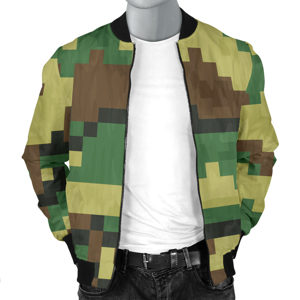 ACU Army Digital Pattern Print Design 02 Men Bomber Jacket