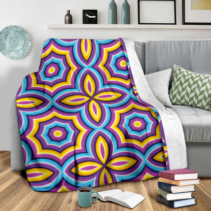 Optical illusion Pattern Print Design A03 Premium Blanket