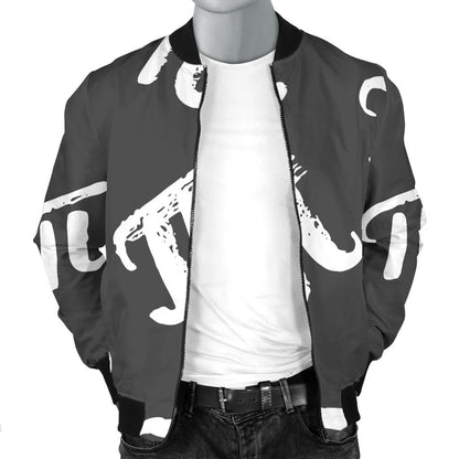 Pi Day Pattern Print Design A02 Men Bomber Jacket