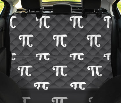 Pi Day Pattern Print Design A01 Rear Dog Car Seat Cover Hammock