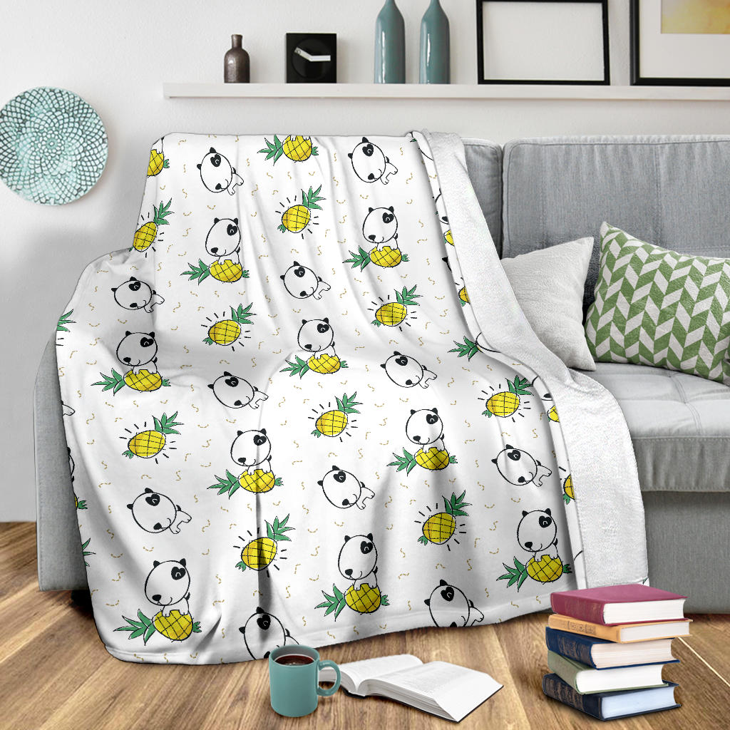 Bull Terriers Pattern Print Design 05 Premium Blanket
