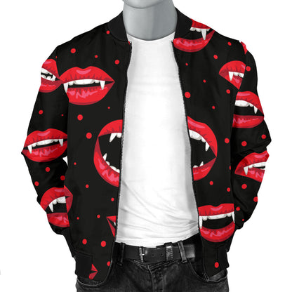 Halloween Pattern Print Design 01 Men Bomber Jacket
