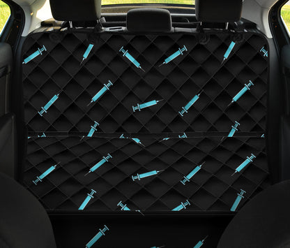 Phlebotomist Pattern Print Design A04 Rear Dog Car Seat Cover Hammock