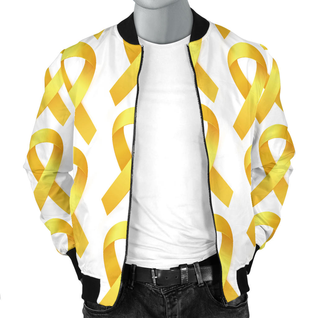 Bone cancer Pattern Print Design 02 Men Bomber Jacket