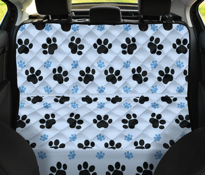 Paw Pattern Print Design A04 Rear Dog Car Seat Cover Hammock