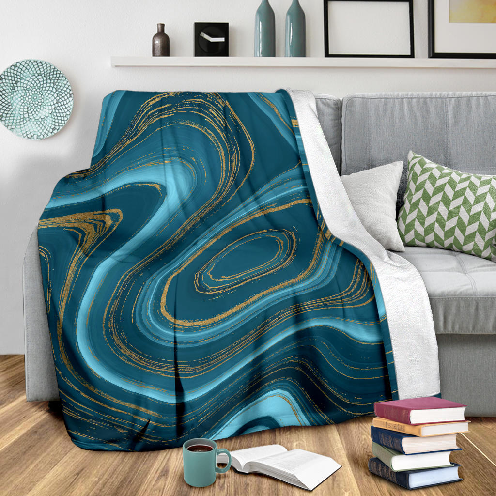 Liquid Pattern Print Design 04 Premium Blanket