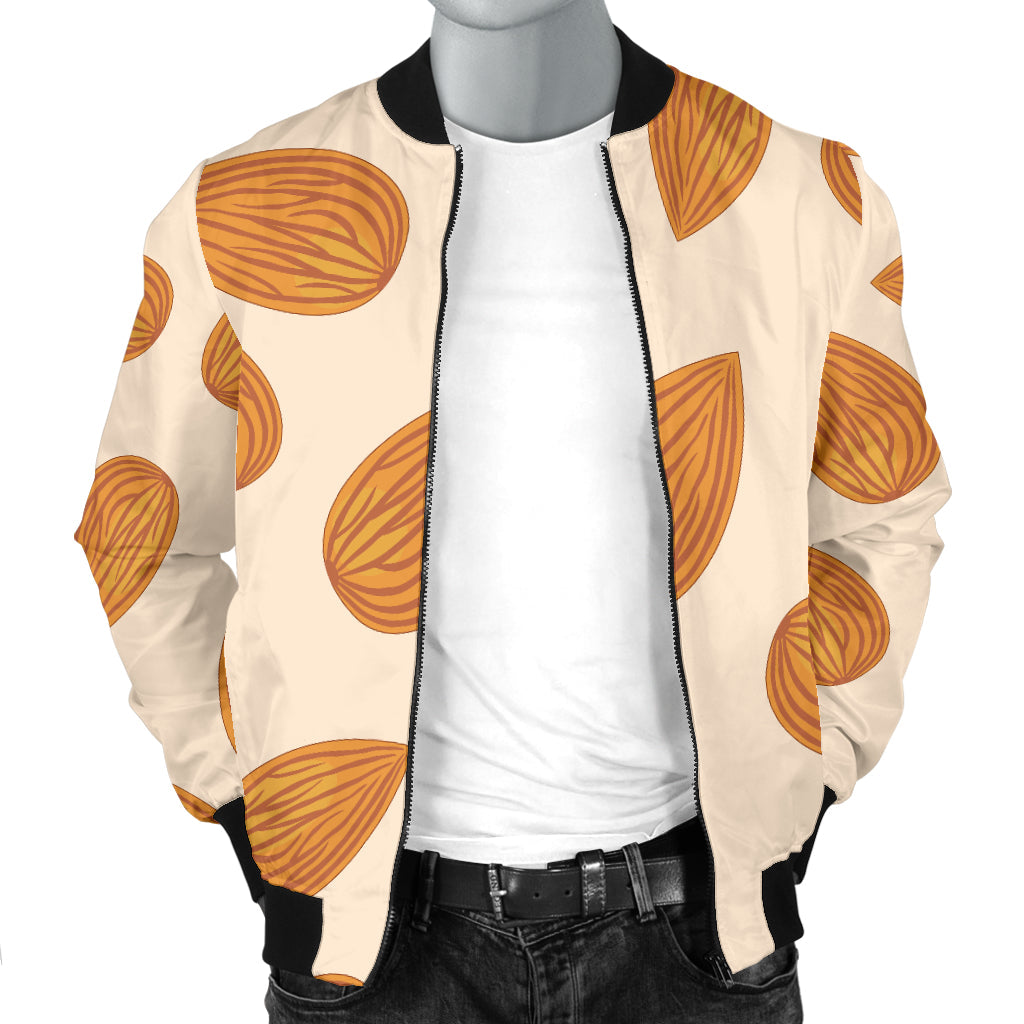 Almond Pattern Print Design 03 Men Bomber Jacket