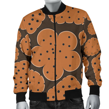 Cracker Pattern Print Design 01 Men Bomber Jacket