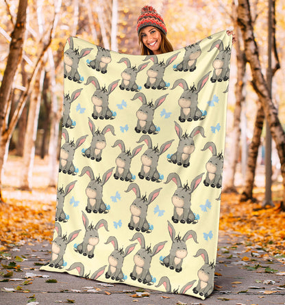 Donkey Baby Pattern Print Design 02 Premium Blanket