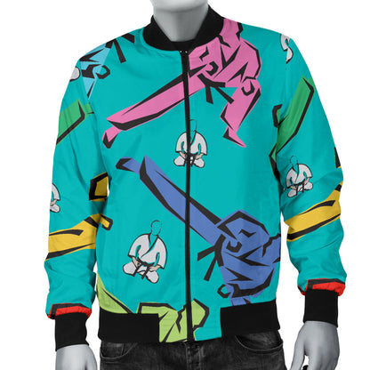 Judo Pattern Print Design 01 Men Bomber Jacket