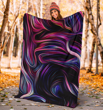 Liquid Pattern Print Design 01 Premium Blanket