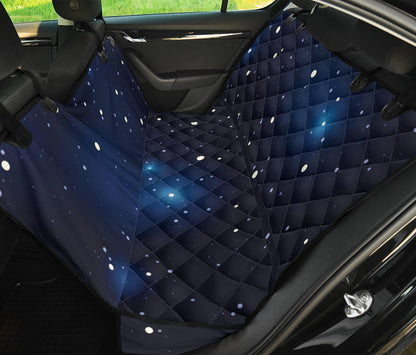 Night sky Pattern Print Design A02 Rear Dog Car Seat Cover Hammock