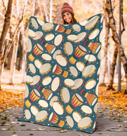 Tambourine Pattern Print Design 01 Premium Blanket