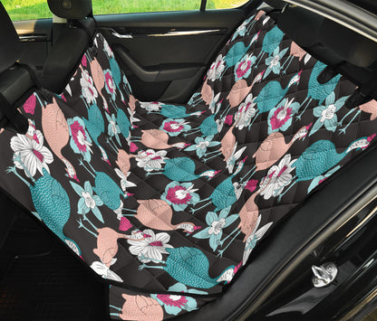 Guinea Fowl Pattern Print Design 03 Rear Dog Car Seat Cover Hammock