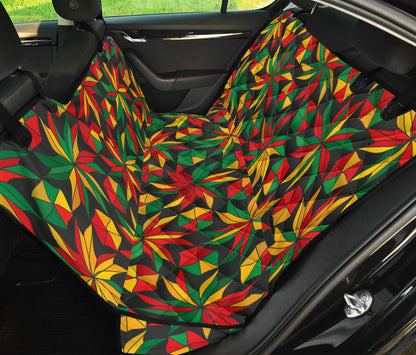 Rastafarian Pattern Print Design A03 Rear Dog Car Seat Cover Hammock