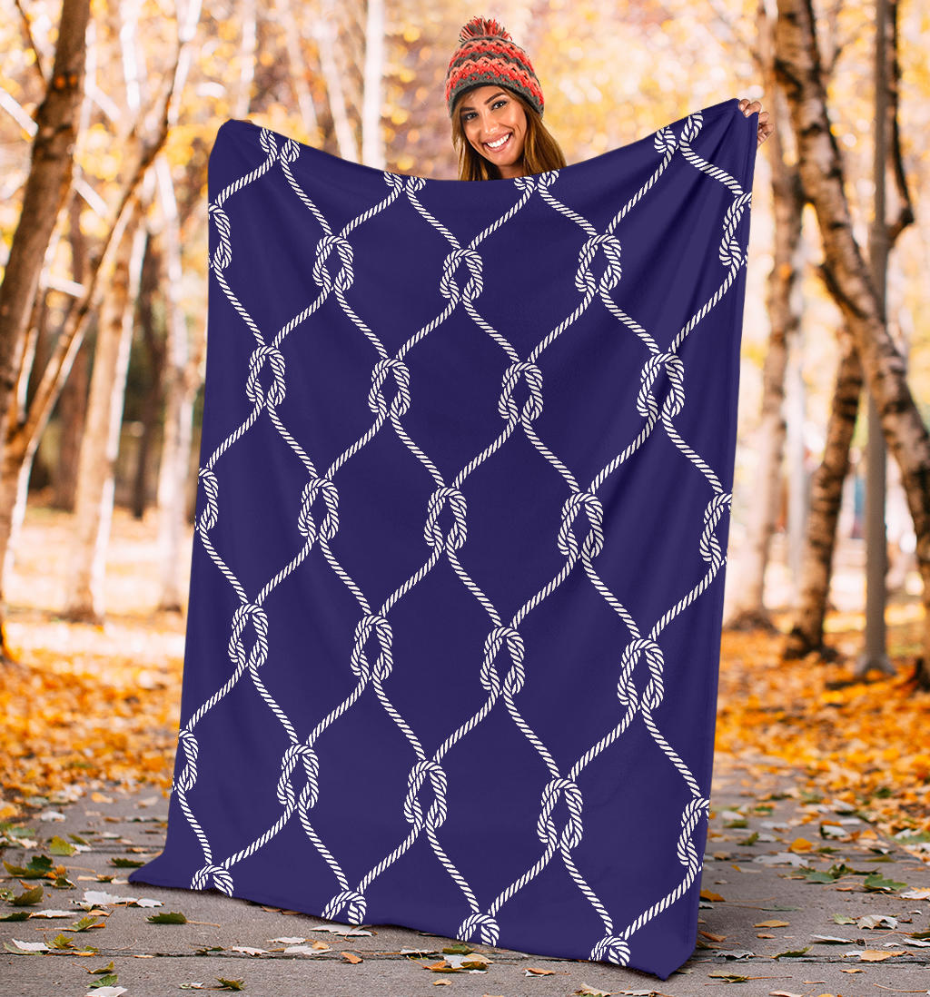 Rope Pattern Print Design A03 Premium Blanket