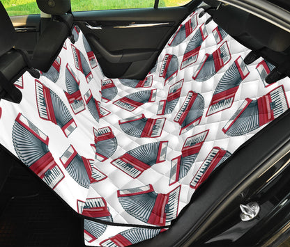 Accordion Pattern Print Design 03 Rear Dog Car Seat Cover Hammock