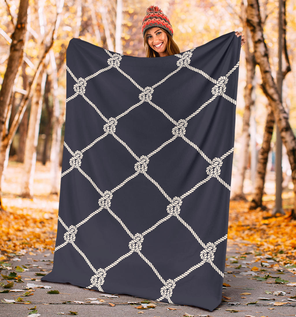 Rope Pattern Print Design A02/Premium-Blanket.jpg Premium Blanket